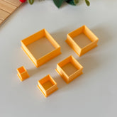 Square Clay Cutter Set (5 Pieces)